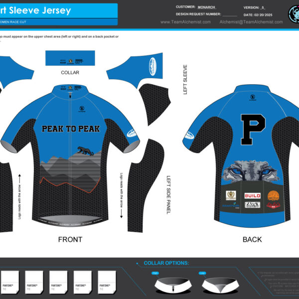 P2P High Varsity Race Jersey