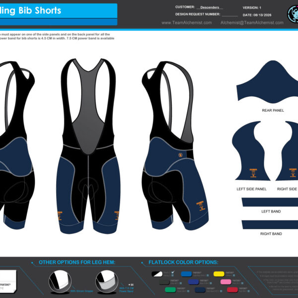 Descenders CREMA Bibs